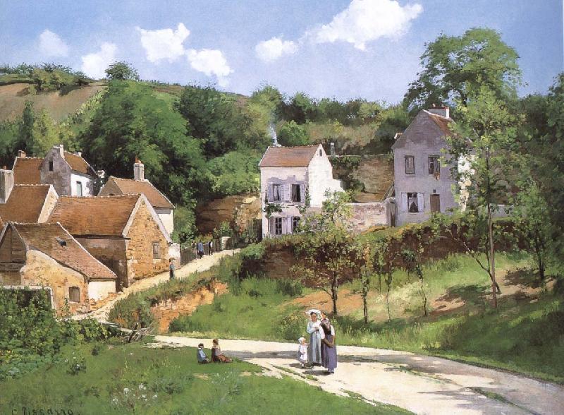 Camille Pissarro Pang plans Schwarz, hidden hills homes France oil painting art